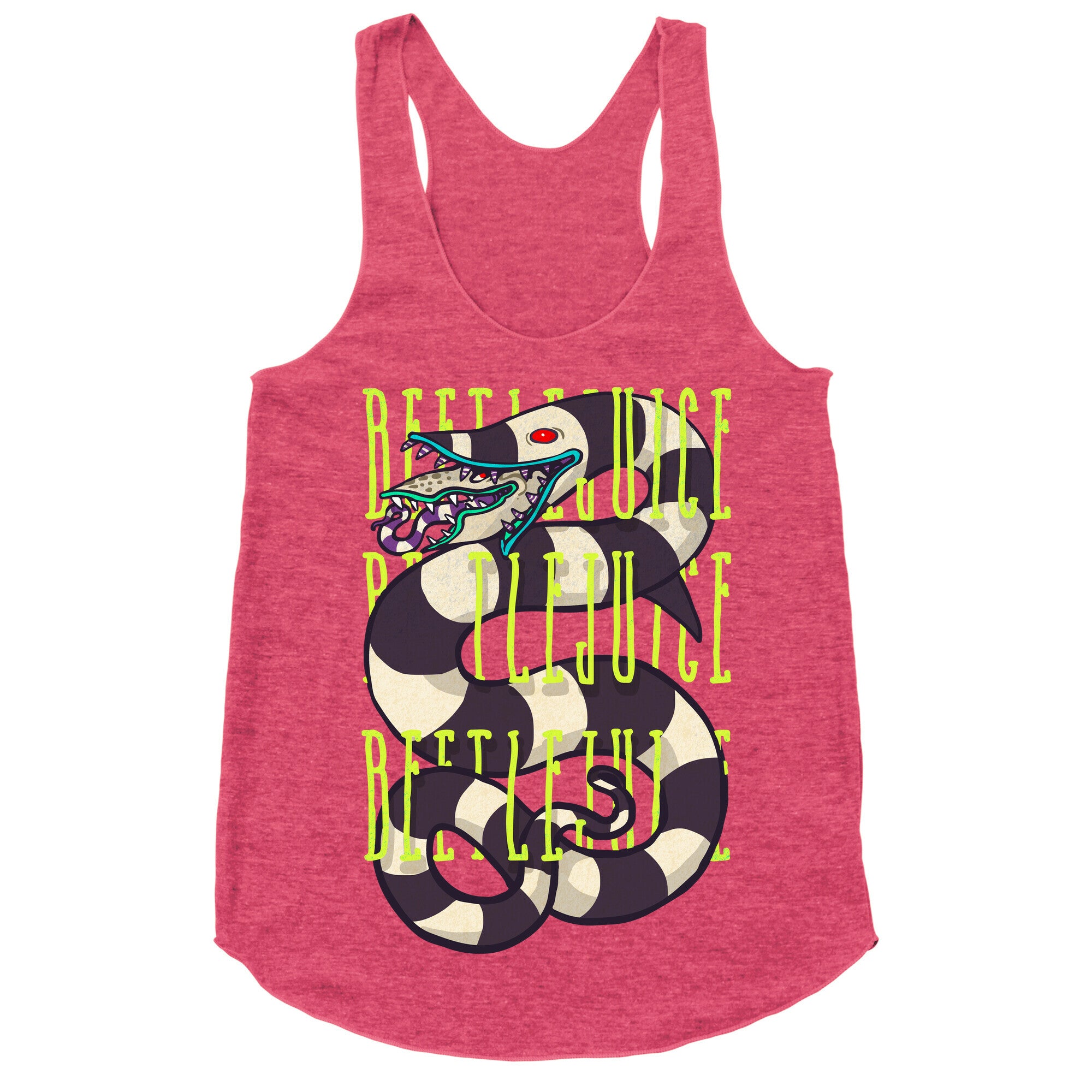 Beetlejuice Beetlejuice Beetlejuice Racerback Tank